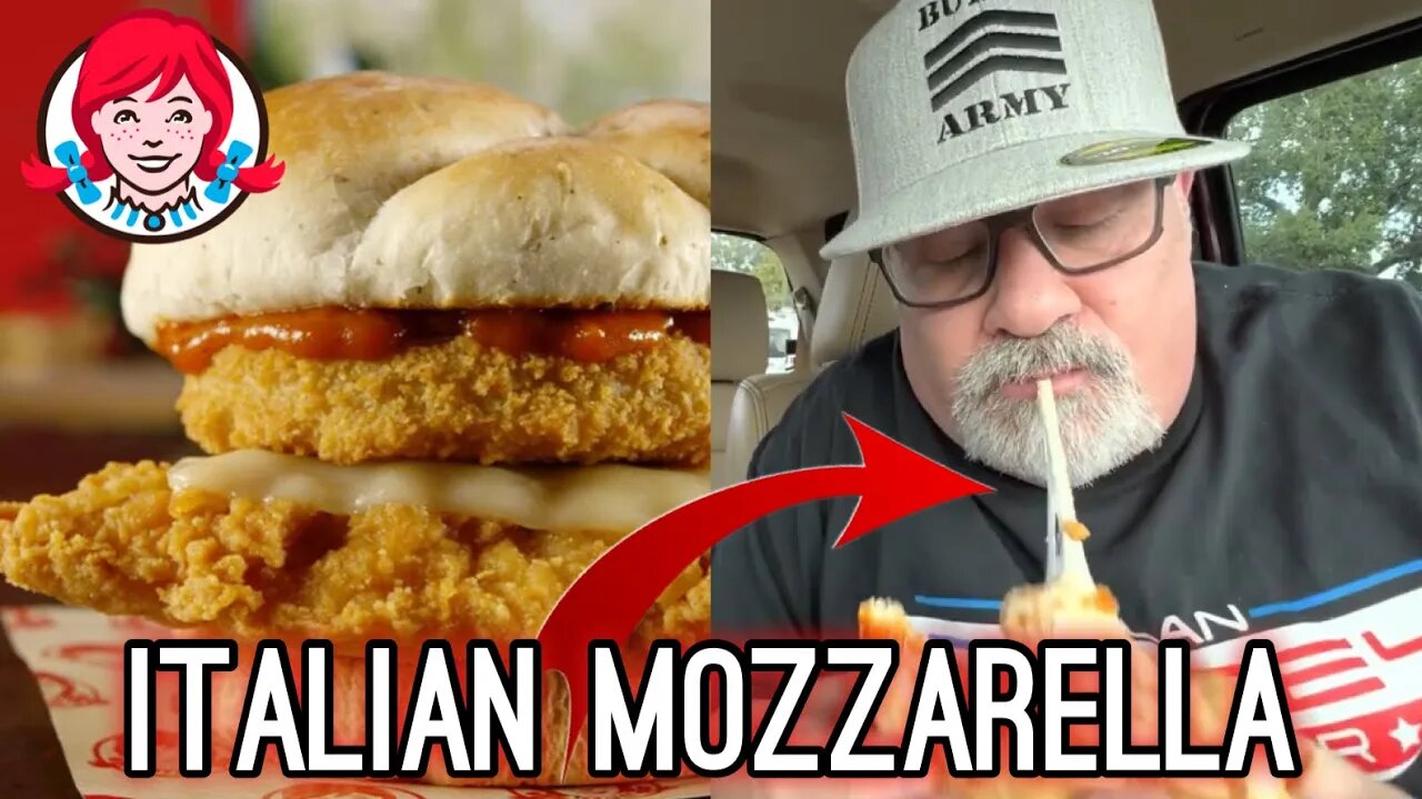 Wendy's NEW Italian Mozzarella Chicken Sandwich is STRONG! - Bubba's Drive Thru Food Review