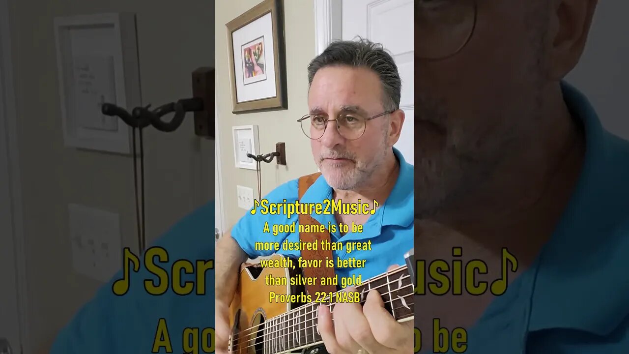 ♪Scripture2Music♪ Proverbs 22:1 #shorts #bible #bibleverse #scripture