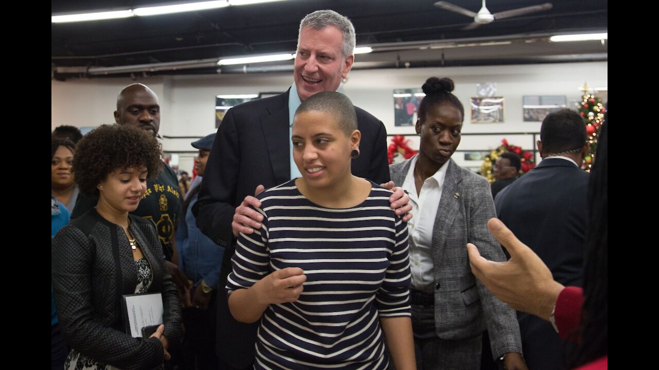 De Blasio daughter: Biden was able to steal the election