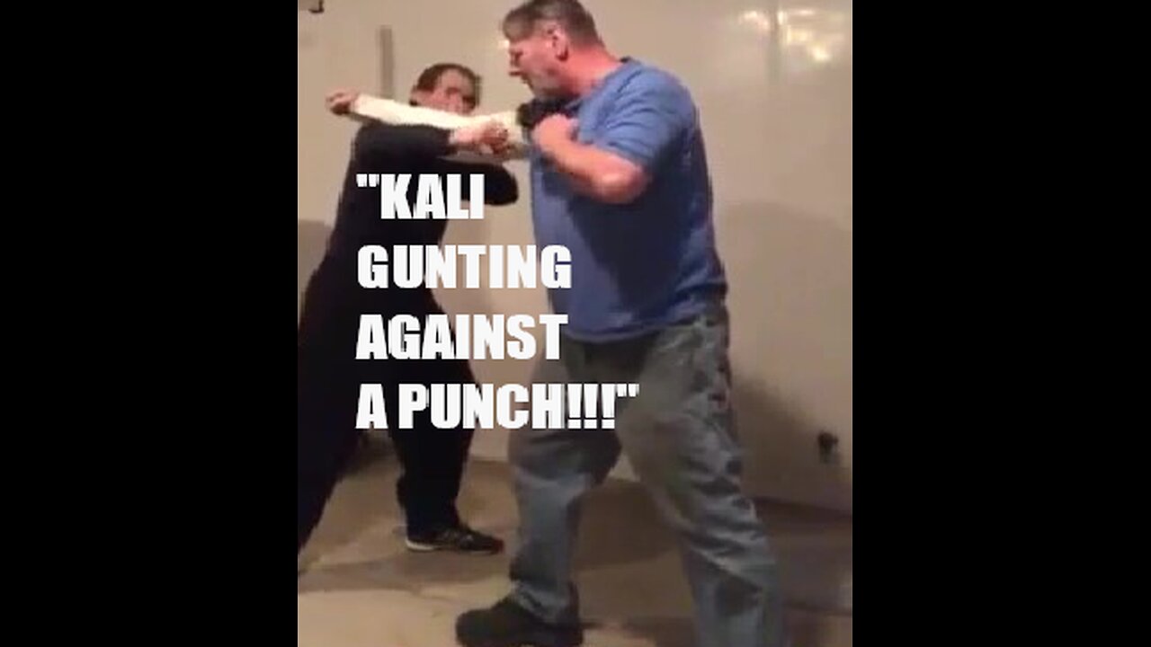 "GUNTING" AGAINST A PUNCH BY JKD SIFU MIKE GOLDBERG