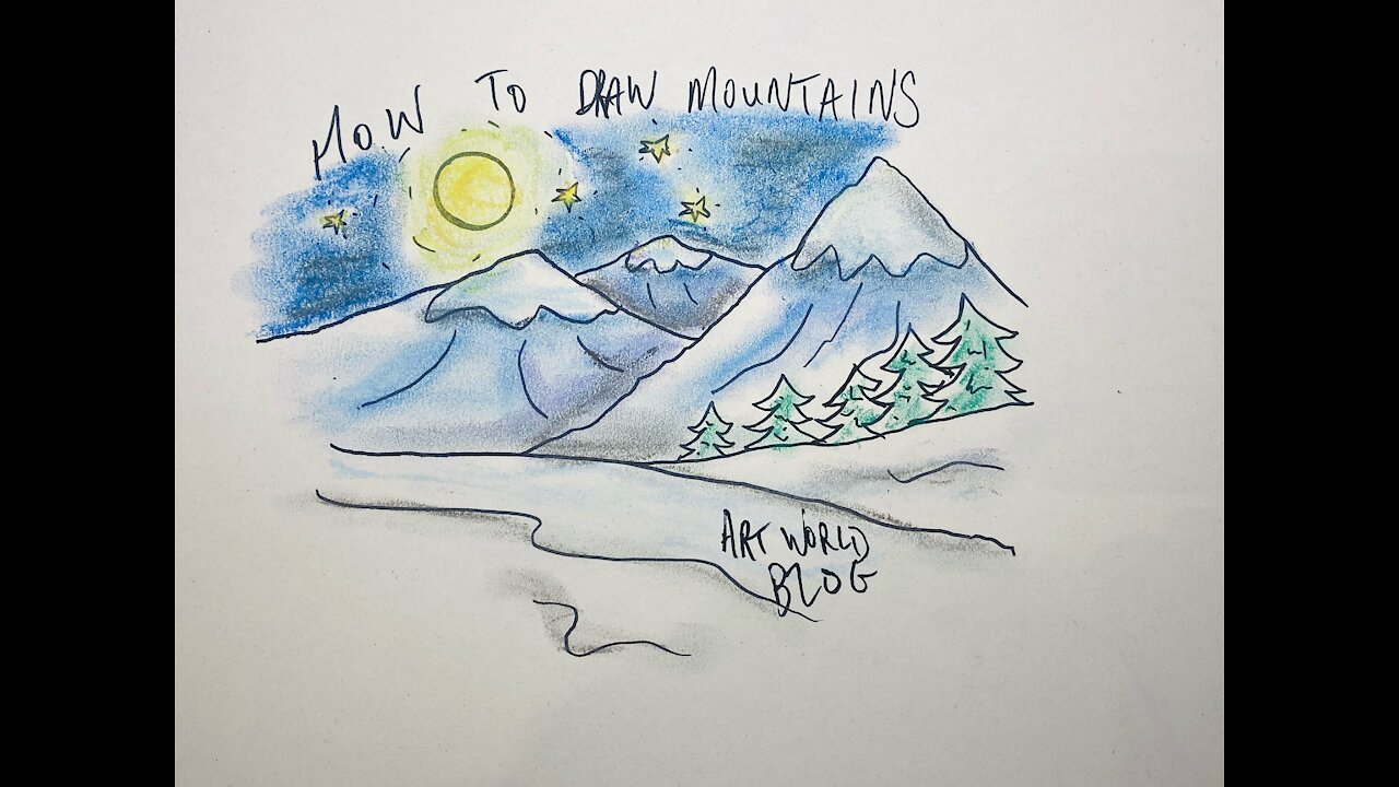 Mountain Drawing Easy Guide