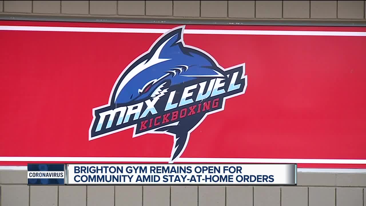 Brighton gym remains open amid Michigan's stay-at-home orders