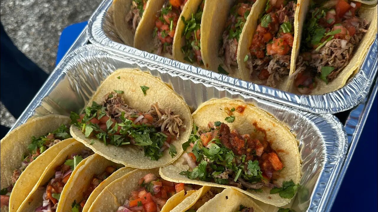 Street tacos for a tailgating event (Eddie’s Infantry Tailgate) - Go Bills