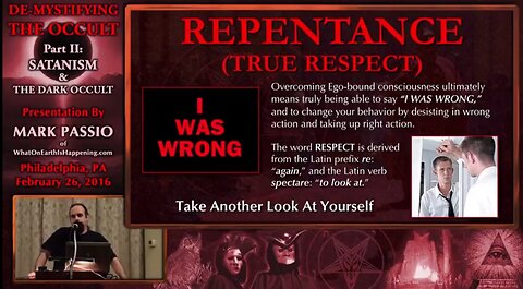 IMPORTANT De-Mystifying The Occult • A Presentation by Mark Passio PART 3