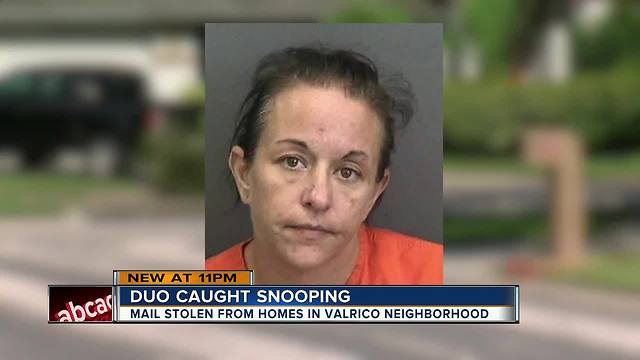 Pair caught stealing mail in Hillsborough County neighborhood