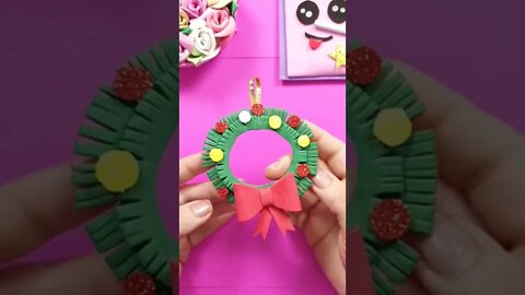 DIY - How to Make Christmas Garland EVA Foam #shorts