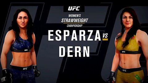 EA Sports UFC 3 Gameplay Mackenzie Dern vs Carla Esparza