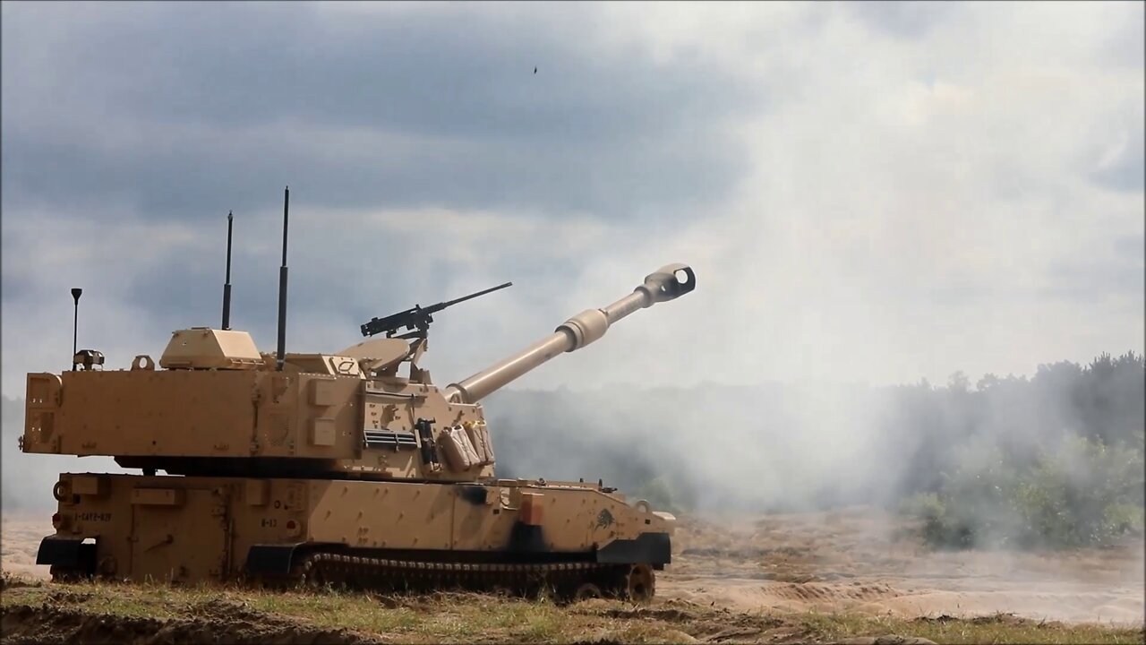 U.S. M109A7 Paladins Conduct Full-Scale Exercises in Poland