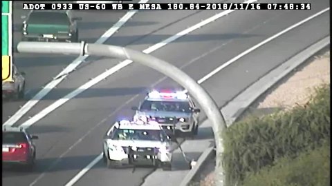 KNXV 11-16-18 dog rescue on US-60 near Mesa Dr