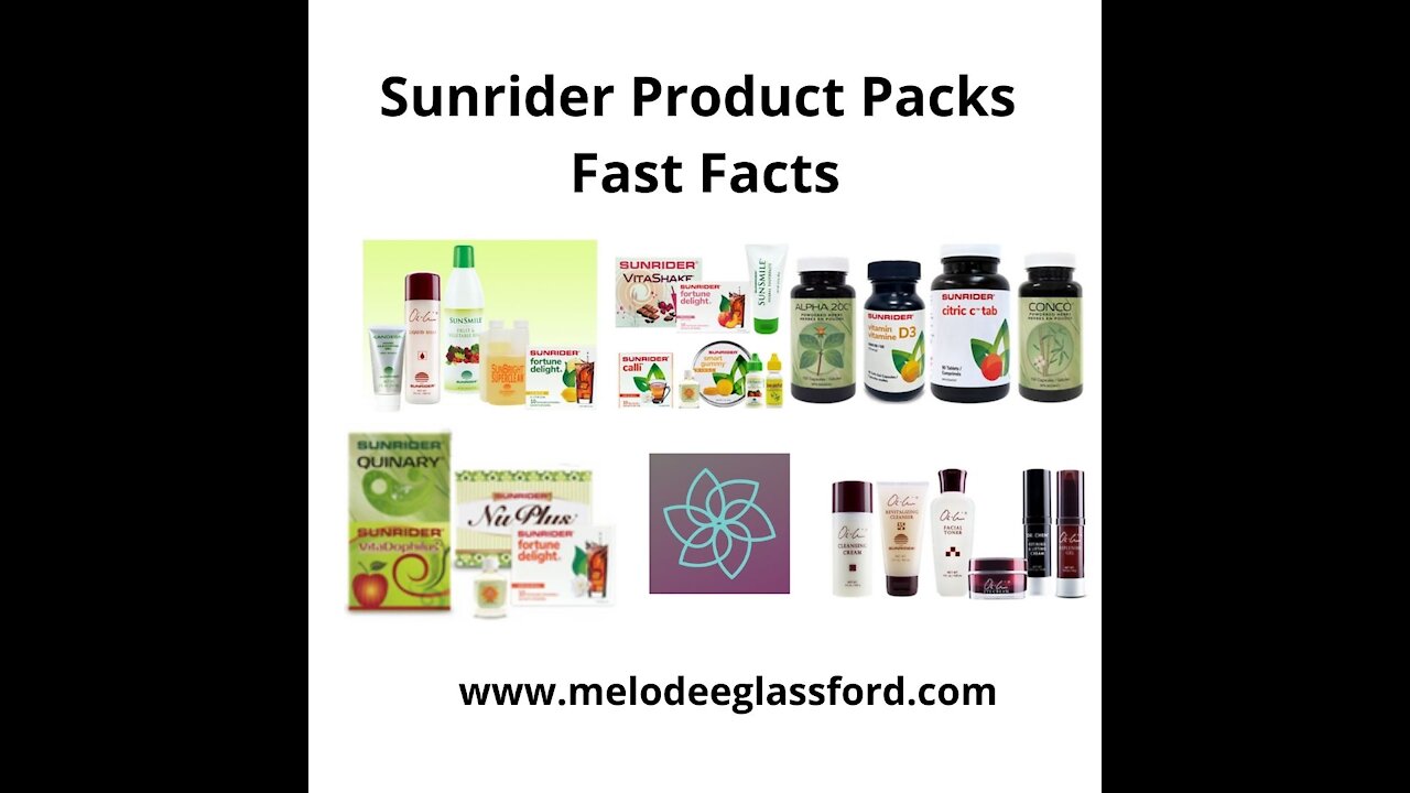 Sunrider Product Packs Fast Facts