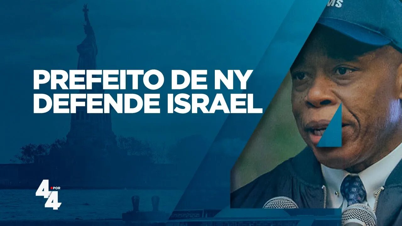 "Sua luta é nossa luta", diz prefeito de Nova York para Israel