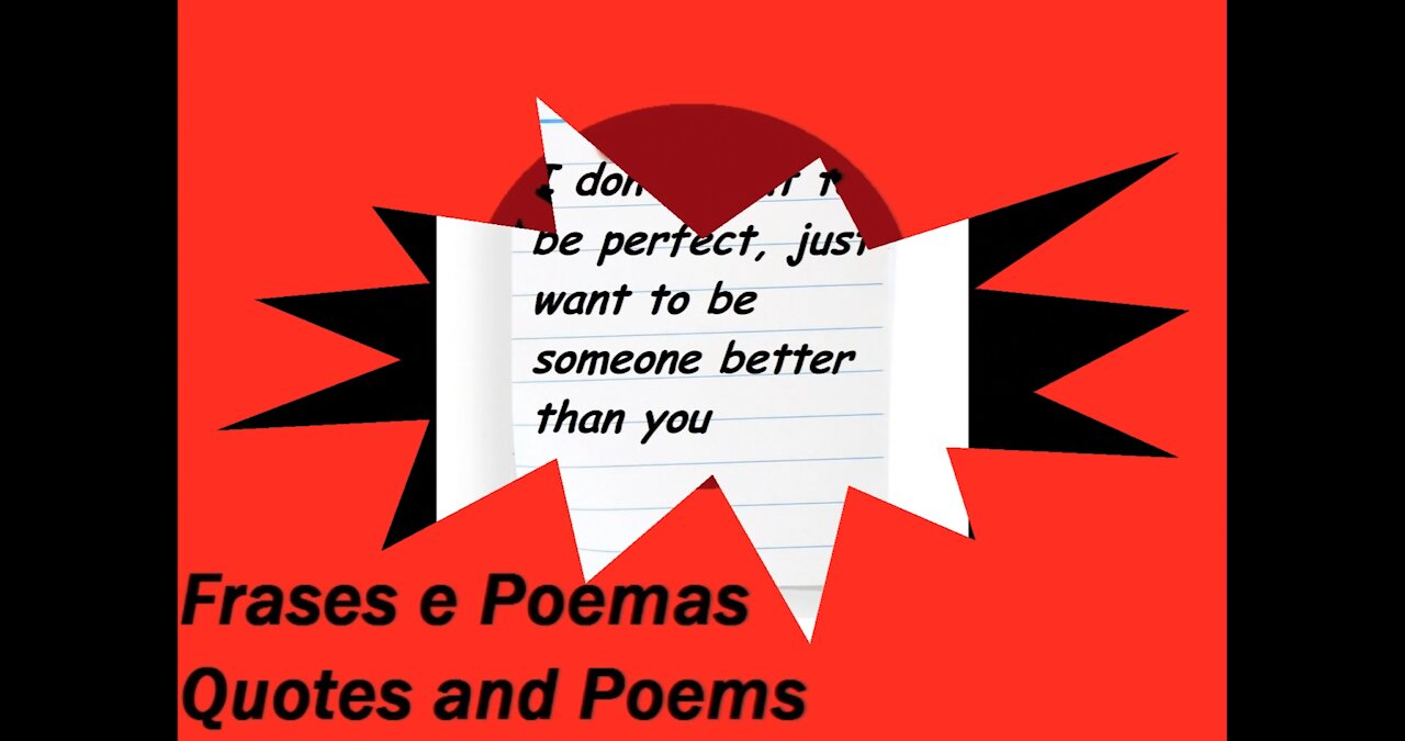 I don't want to be perfect, just someone better! [Quotes and Poems]