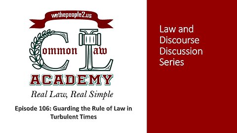 Episode 106: Guarding the Rule of Law in Turbulent Times