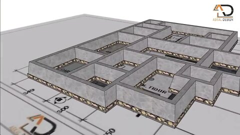 Desain Rumah 10x16m ada Musolah dan Garasi | Owner: Ibu Mirah Sari - Sampit Kalimantan Tengah