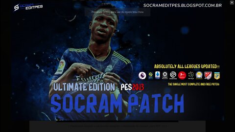 petch do pes 2013 atualizado 2022