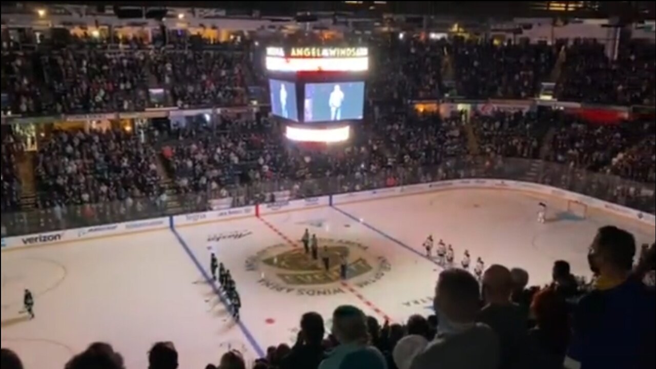 Hockey Fans Finish National Anthem After Mic Fails