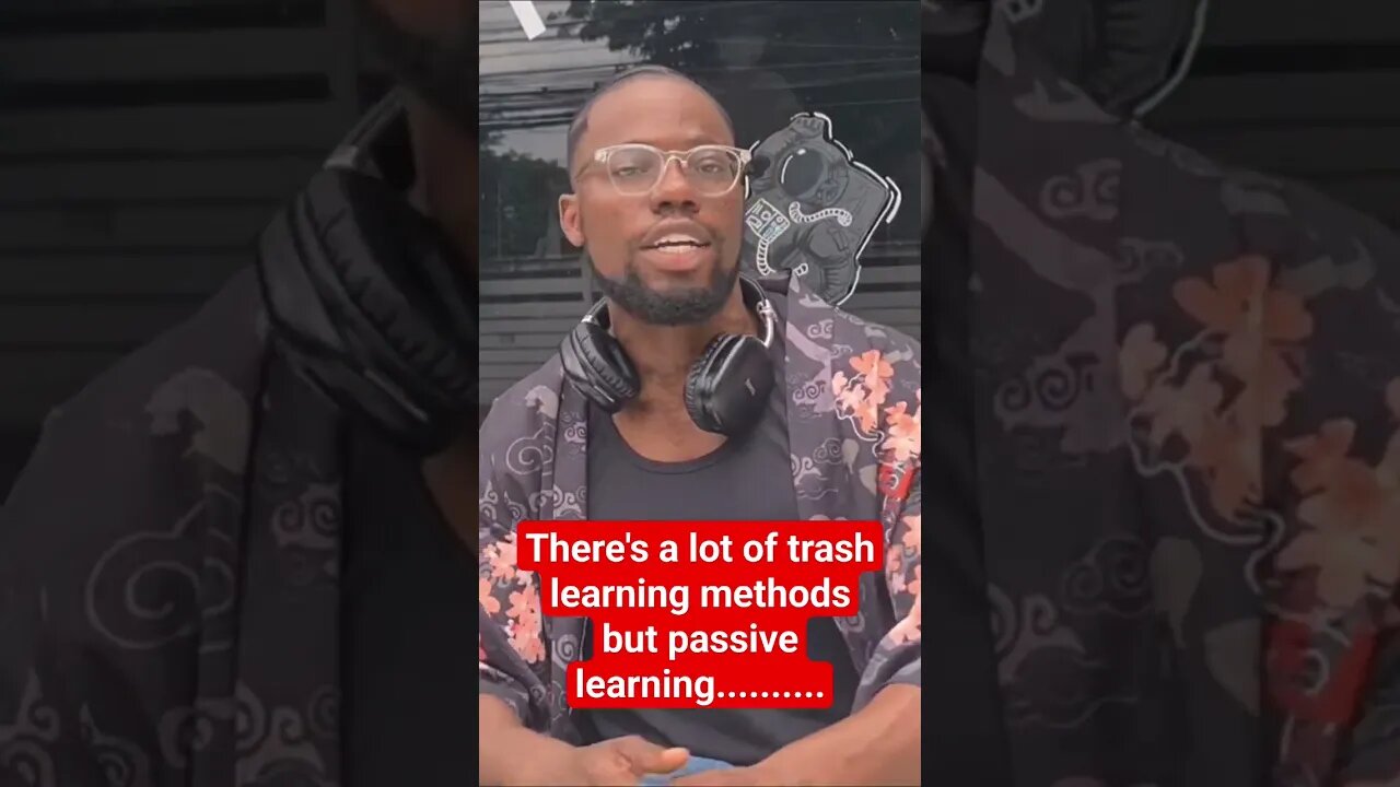 There's a lot of trash learning methods but passive learning.......... #languagelearning