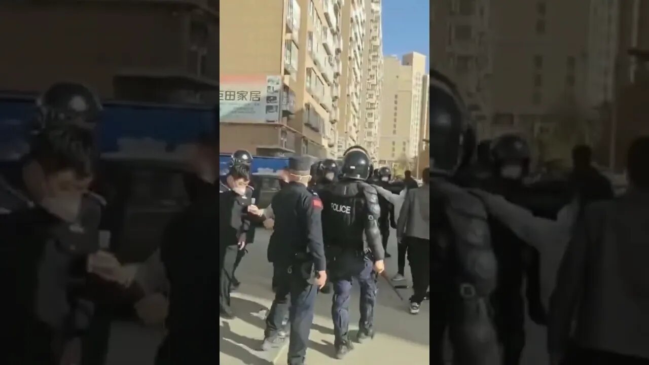 Meanwhile in China, police cracking down