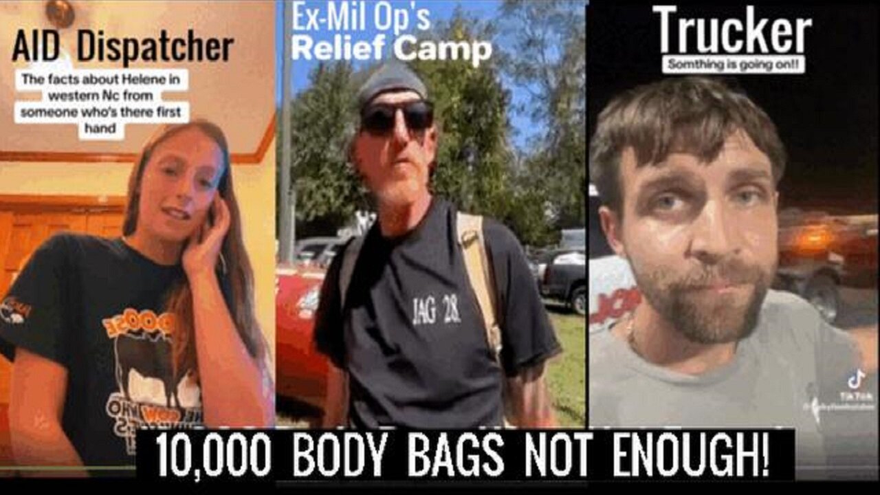 HURRICANE HELENE UPDATE: N.C. - 10K Body Bags Not Enough