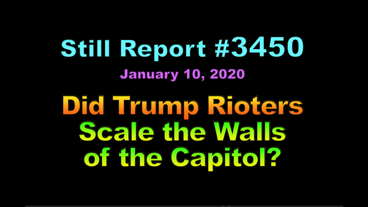 Did Trump Rioters Scale the Walls of the Capitol?, 3450