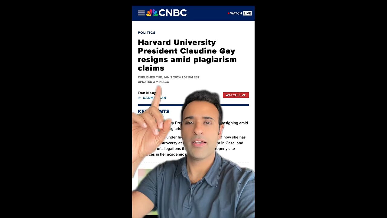 President of Harvard Resigns for Plagiarism, NOT Antisemitism