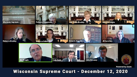 Wisconsin Supreme Court - December 12, 2020