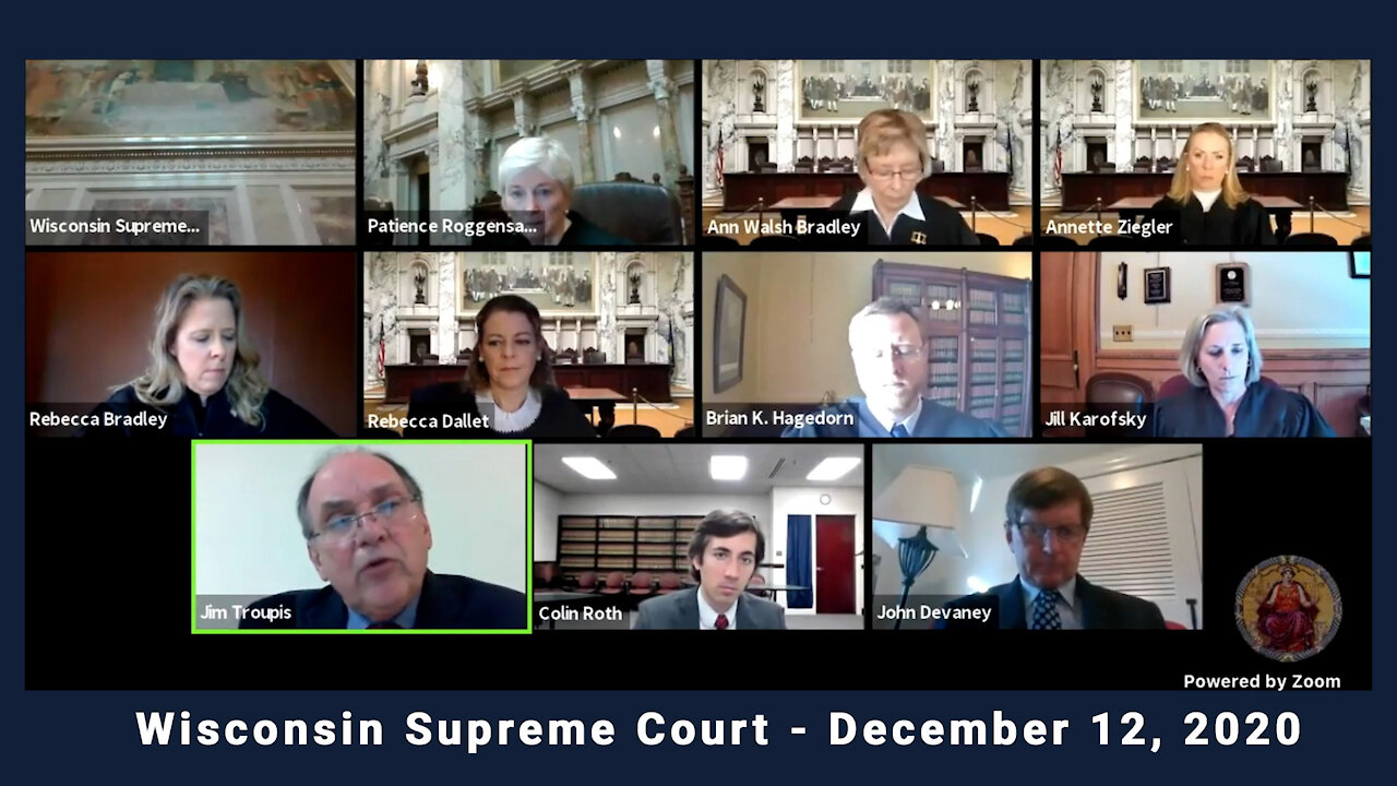 Wisconsin Supreme Court - December 12, 2020