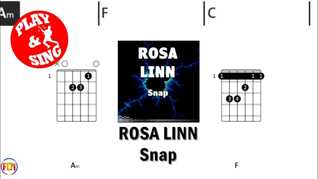 ROSA LINN Snap FCN GUITAR CHORDS & LYRICS