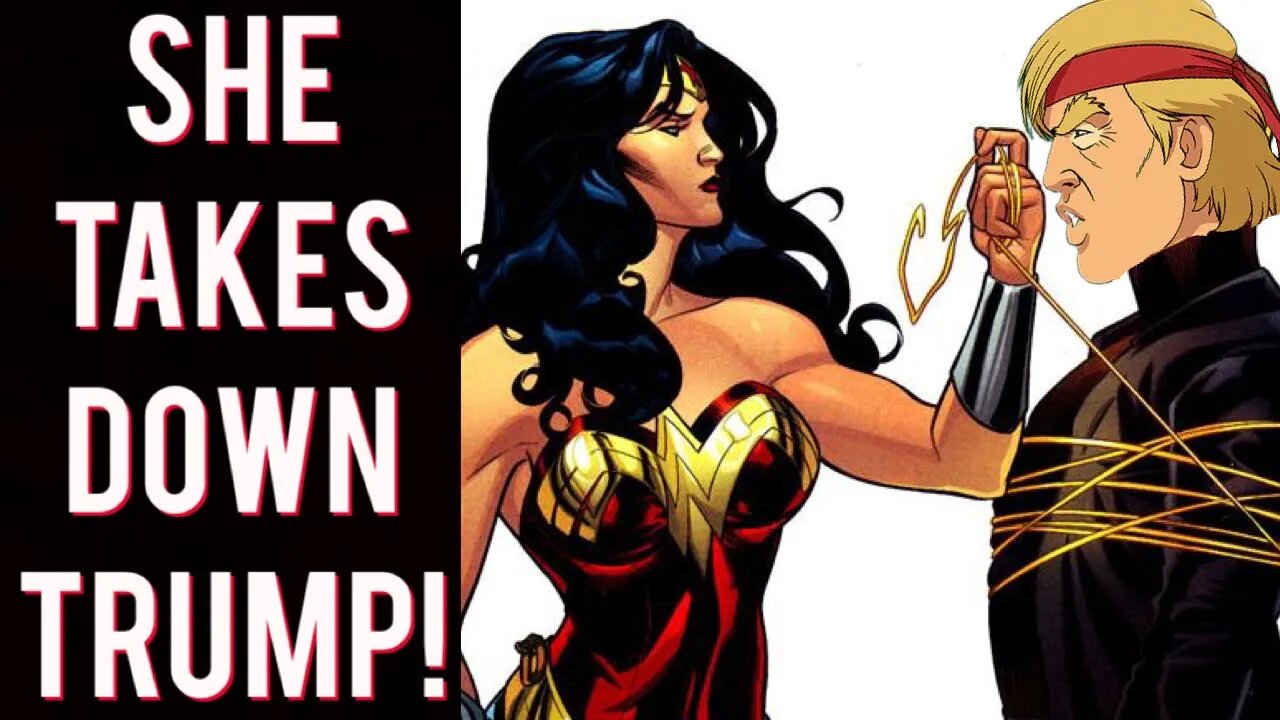 Wonder Woman is going to take down Trump! DC Comics continues to alienate conservative customers!