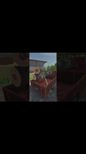 Transporting Logs FS22 #shorts