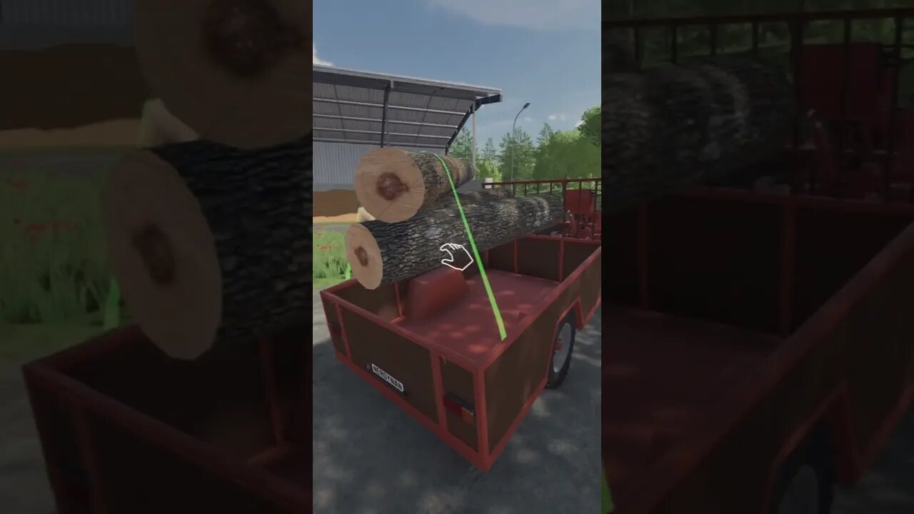 Transporting Logs FS22 #shorts