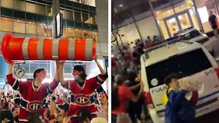 Les Habs passent en demi-finale et les fans étaient en délire à Montréal