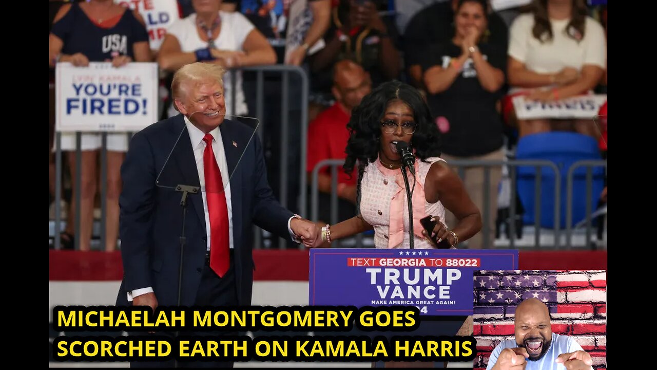MICHAELAH MONTGOMERY GOES SCORCHED EARTH ON KAMALA HARRIS!!!
