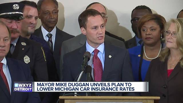 Detroit mayor unveils plan to lower Michigan auto insurance rates up to 20%