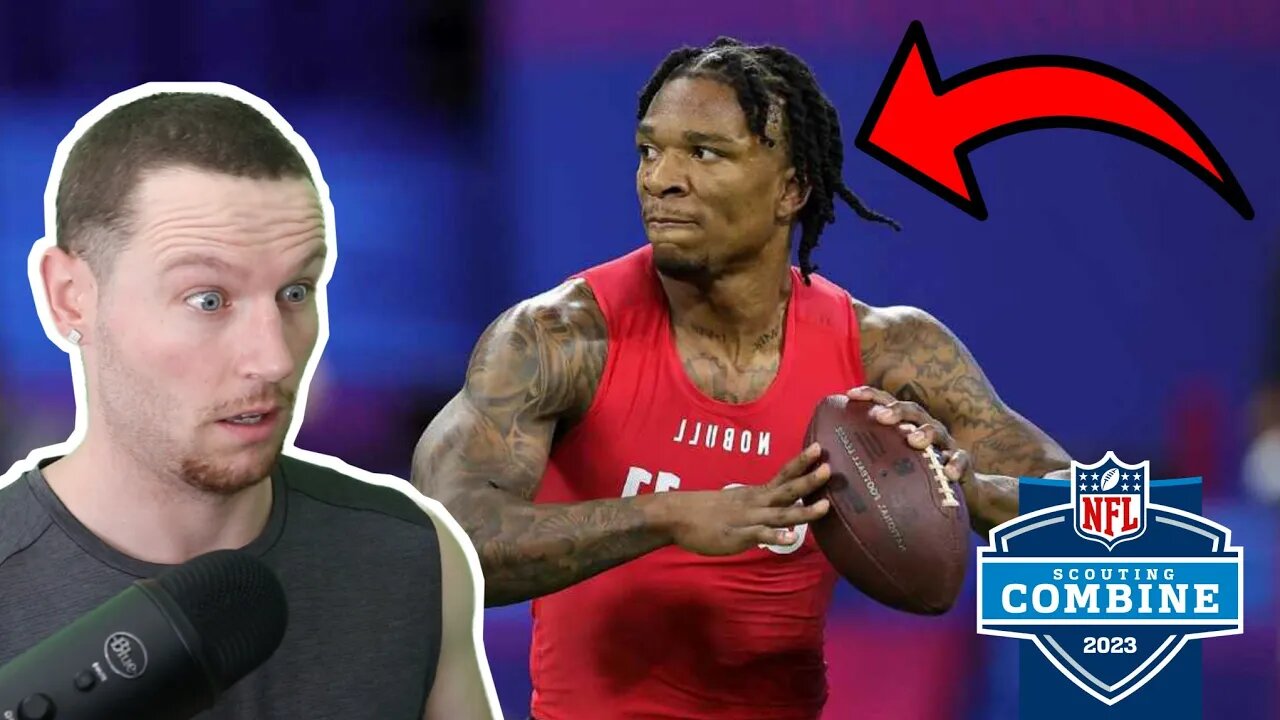 Rugby Player Reacts to ANTHONY RICHARDSON 2023 NFL Scouting Combine Full Workout Highlights