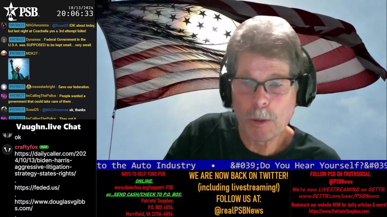 2024-10-13 20:00 EDT - For The Republic: With Alan Meyers