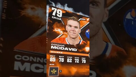 My Reaction To Pulling X-Factor McDavid (i am going insane) #nhl #nhl24 #shorts #mcdavid