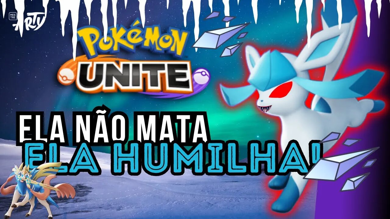 ✅[GUIA PARA INICIANTES] COMO JOGAR COM A GLÁCEON! POKÉMON UNITE MOBILE IOS ANDROID E NINTENDO SWITCH