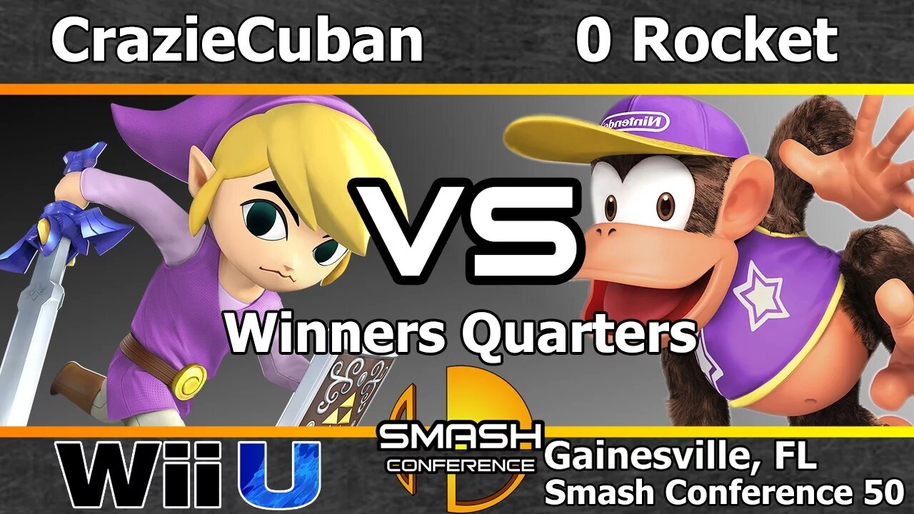 CrazieCuban (Toon Link) vs. 0 Rocket (Diddy) - Winners Quarters - SC50