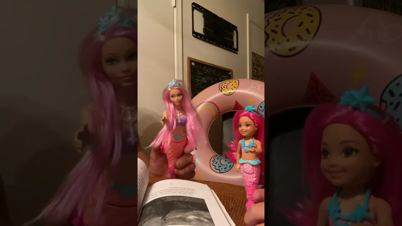 Dad Attempts to Play Mermaid Barbie with Daughter #dadlife #barbie #family
