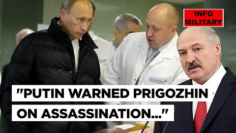 Lukashenko asserts that Russia was aware of the plot to kill Prigozhin