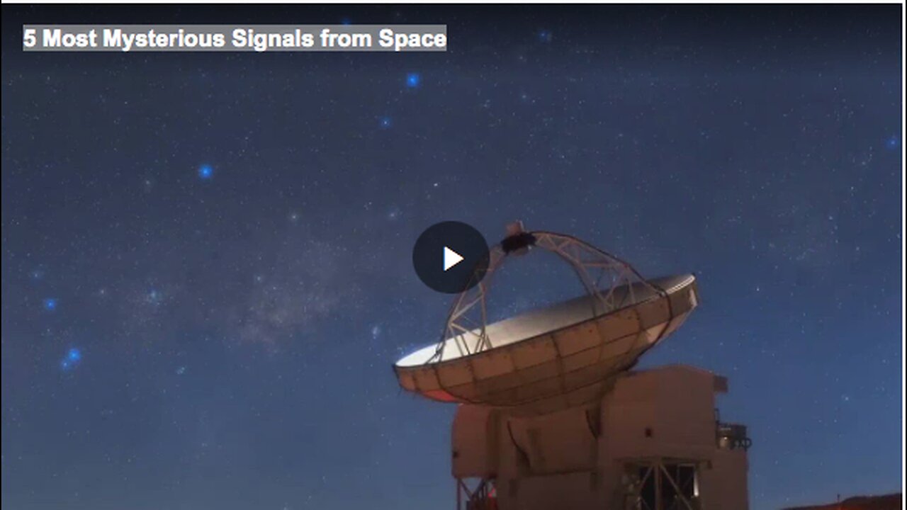 5 Most Mysterious Signals from Space