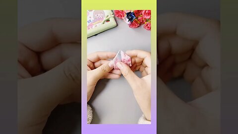 kreatif membuat cincin kertas #origami #origamitutorial #origamicraft