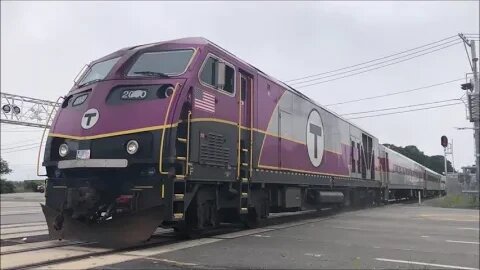 MBTA, Amtrak & Cape Cod Central Trains in Hyannis & Mansfield