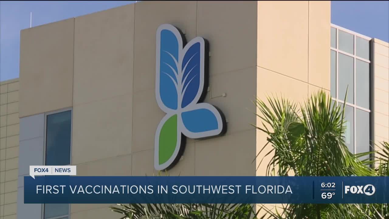 Lee Health gives first vaccinations