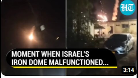 Iron Dome's Missile Falls On Israeli City Instead Of Hitting Hamas' Rockets From Gaza | Watch