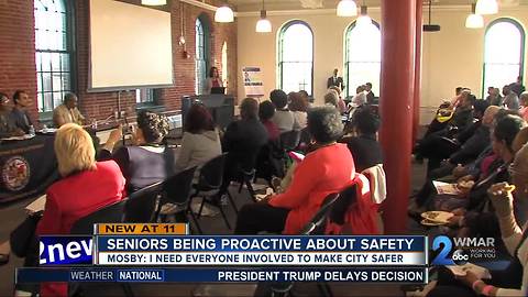 Senior citizens being proactive about their safety