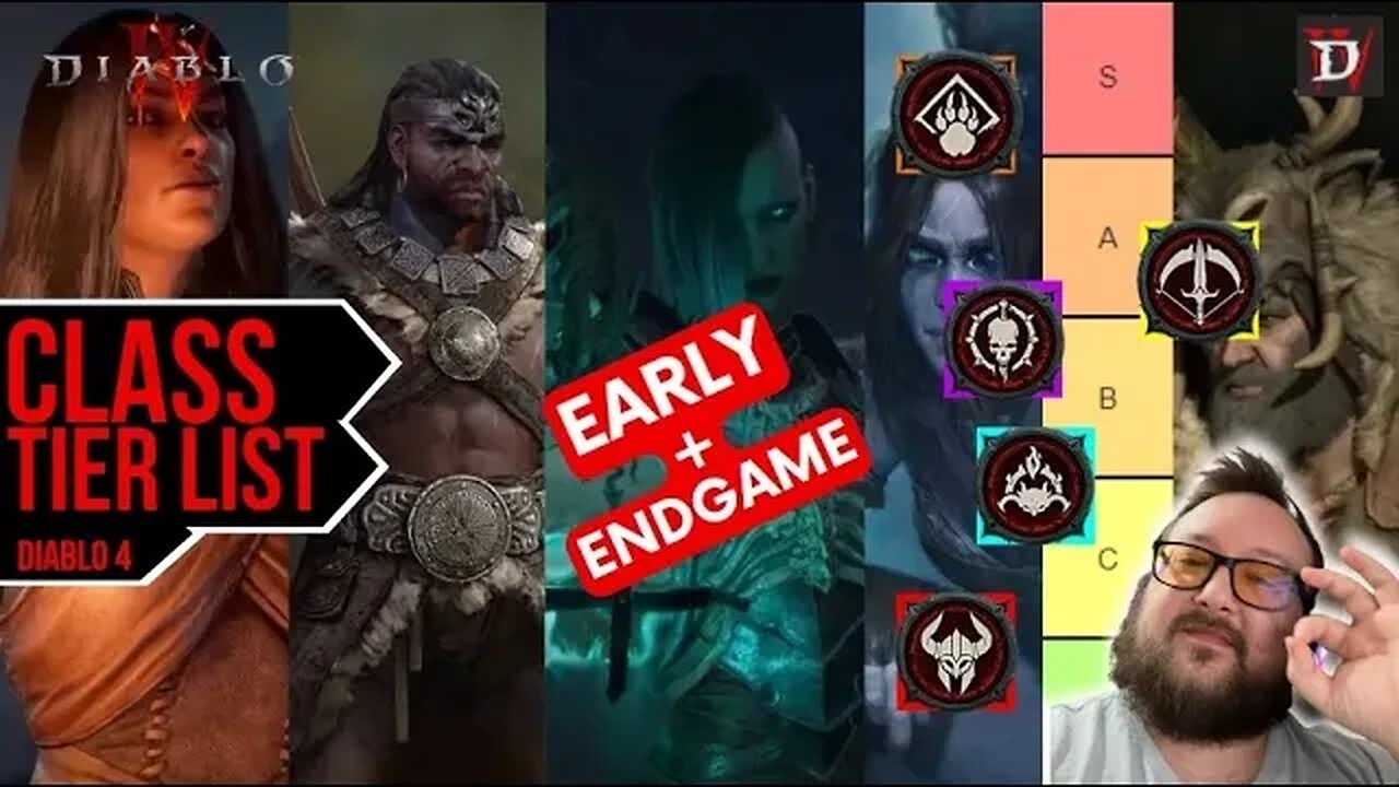 Diablo 4 Class Tier List For Early / Endgame