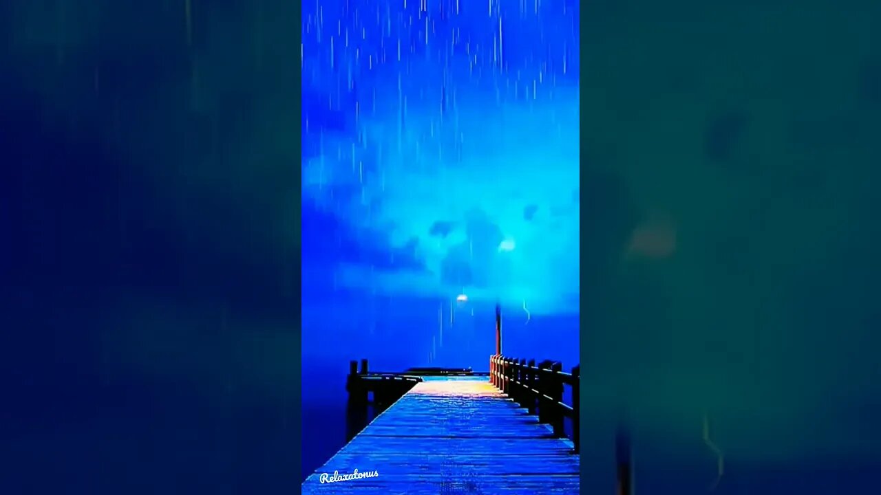 Relaxing Sounds To Sleep 💤 | Rain + Thunder + Ocean waves | Nature shorts