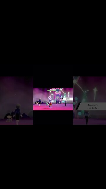 Pokémon Sword - Dynamax Glaceon’s Ice Body Ability